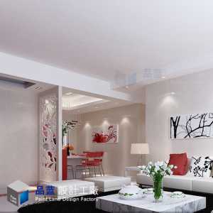 黑白沙发背景墙 演绎简约纯净客厅