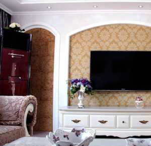 客厅电视墙客厅新中式沙发装修效果图