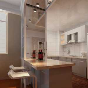 现代家居厨房地面日式装修效果图