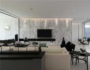 美式地毯客厅吊灯电视柜装修效果图