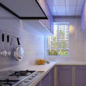 厨房现代简约两室两厅装修效果图