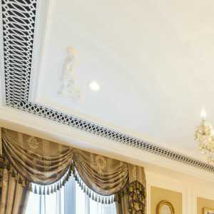 美式客厅墙裙贴瓷砖装修效果图