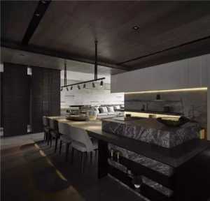 四室一厅欧式厨房实木橱柜装修效果图