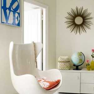 家居客厅纯色窗帘装修效果图