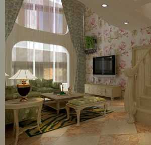 欧式典雅型别墅起居室装修效果图