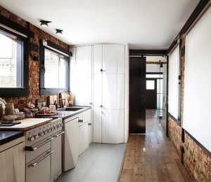 厨房小清新北欧60平米装修效果图