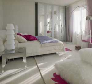 窗帘富裕型美式卧室装修效果图