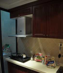 美式两居室厨房装修效果图