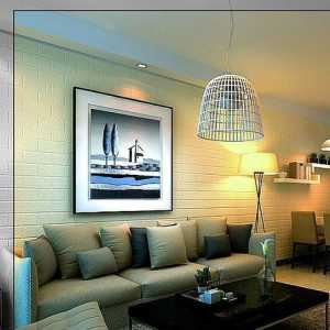 灯具复式简约客厅装修效果图