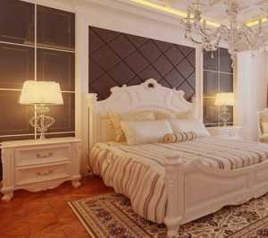 卧室白色现代卧室壁纸装修效果图