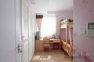 现代儿童房可爱墙面装修效果图