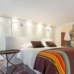 抹茶绿色沙发别墅现代卧室装修效果图