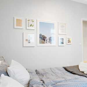 双人卧室美式卧室壁纸装修效果图