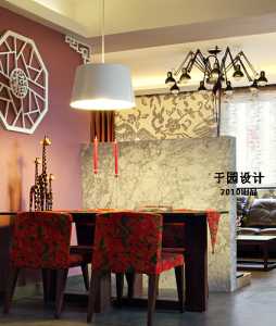 中国红餐厅装修效果图