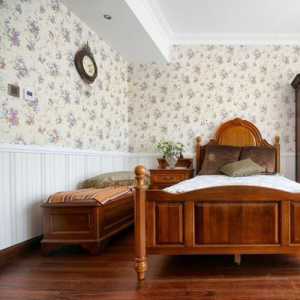 三居复式楼美式卧室装修效果图