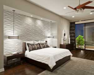 卧室沙发美式卧室背景墙装修效果图