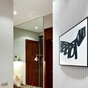 极简主义现代家居客厅白色装修效果图