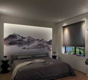 长方形卧室客厅一体装修效果图