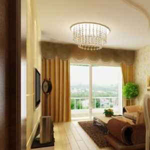 新中式二居室客厅吊顶装修效果图