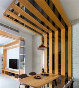 简洁实木地板现代起居室装修效果图