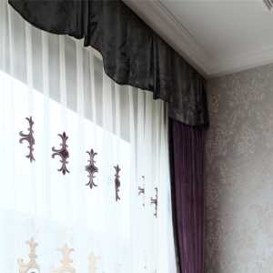 窗帘现代简约地毯二居装修效果图