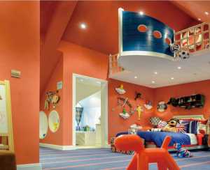整洁温暖儿童房现代装修效果图