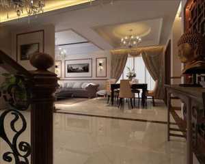 富裕型中式客厅沙发装修效果图