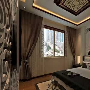 中式日式卧室装修效果图