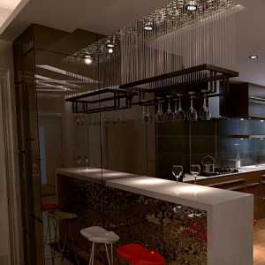 现代厨房三室一厅装修效果图