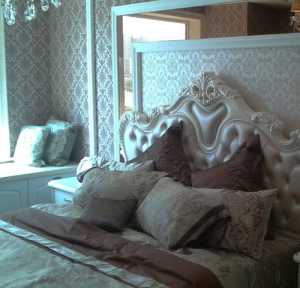 欧式古典个性窗帘主卧室装修效果图