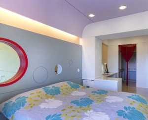 儿童房现代卧室背景墙装修效果图