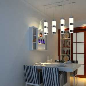 灯具130平米温馨三居室装修效果图