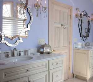 卫生间简洁洗手台二居室装修效果图