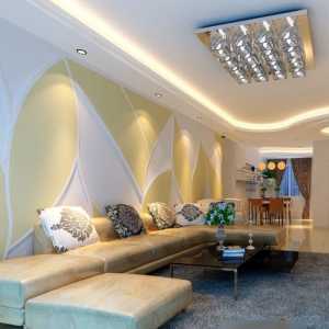 壁纸富裕型沙发客厅装修效果图